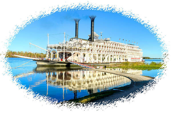 River Poster featuring the photograph Riverboat Queen by David Lawson