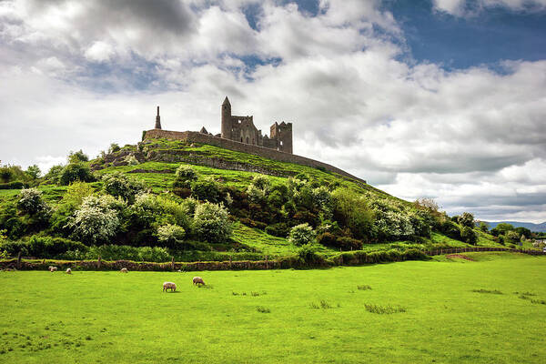 Rock Of Cashel Poster featuring the photograph Rock of Cashel Ireland by Pierre Leclerc Photography