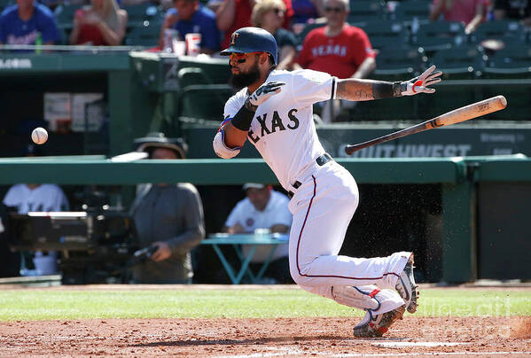 People Poster featuring the photograph Rougned Odor by Ron Jenkins