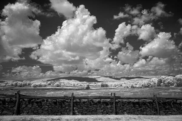 Clouds Poster featuring the photograph Rural Solitude by Norman Reid