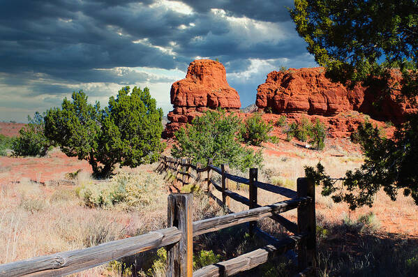 Jemez Poster featuring the photograph Sacred Butte by Segura Shaw Photography