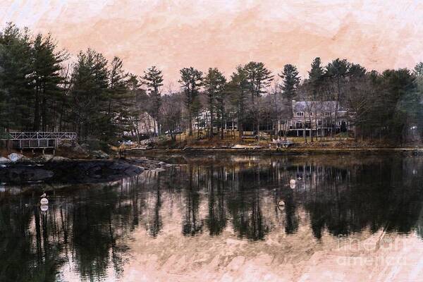  New Castle Poster featuring the photograph Sagamore Creek by Marcia Lee Jones