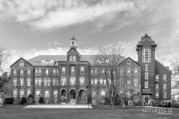 Saint Anselm Poster featuring the photograph Saint Anselm College Alumni Hall by University Icons