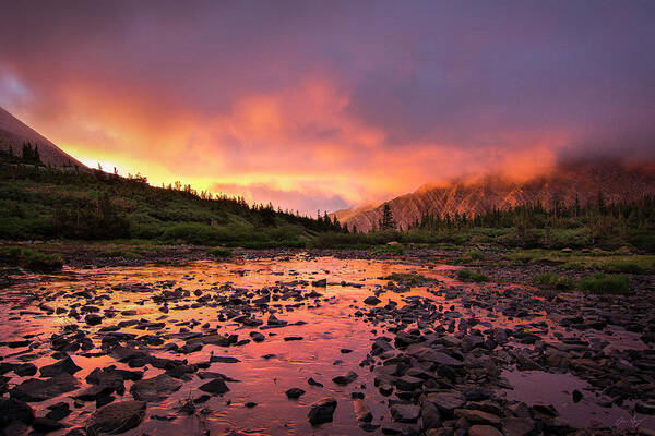 Sangre De Cristo Poster featuring the photograph Sangre de Cristo Sunset  by Aaron Spong