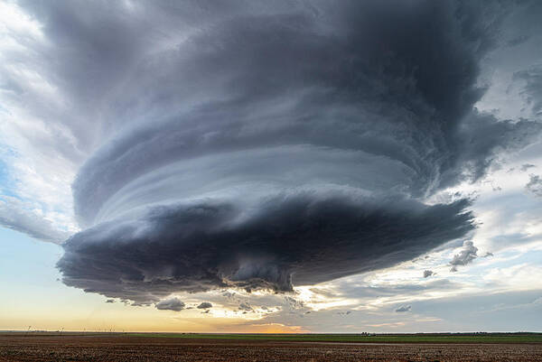Supercell Poster featuring the photograph Sculpted Supercell by Marcus Hustedde