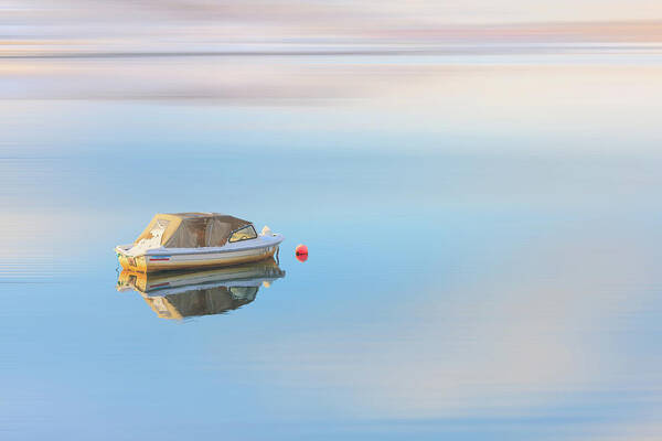 Boat Poster featuring the photograph Serenity by Sue Leonard