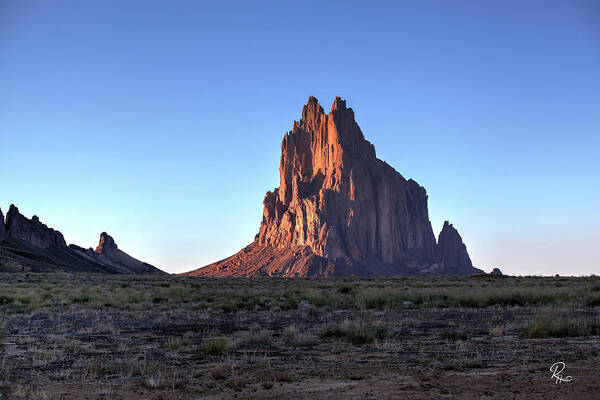 Fine Art Poster featuring the photograph Shiprock by Robert Harris