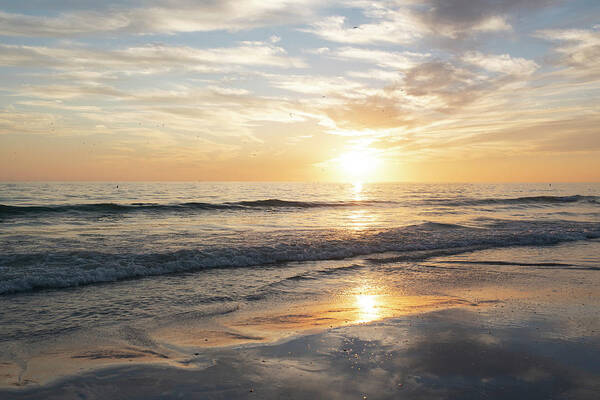 Siesta Poster featuring the photograph Siesta Key Beach Sunset Sarasota Florida by Toby McGuire