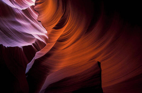 Copyright Elixir Images Poster featuring the photograph Slot Canyon Spiral by Santa Fe