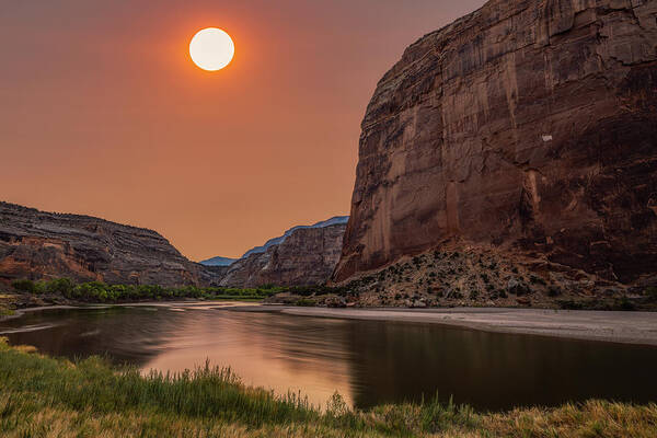 Colorado Poster featuring the photograph Smokin' Sunset by Darren White