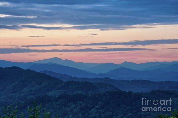 Sunrise Poster featuring the photograph Smoky Mountains Sunrise by Phil Perkins