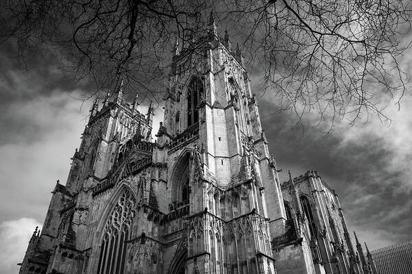 Britain Poster featuring the photograph Spring at York Minster by Seeables Visual Arts