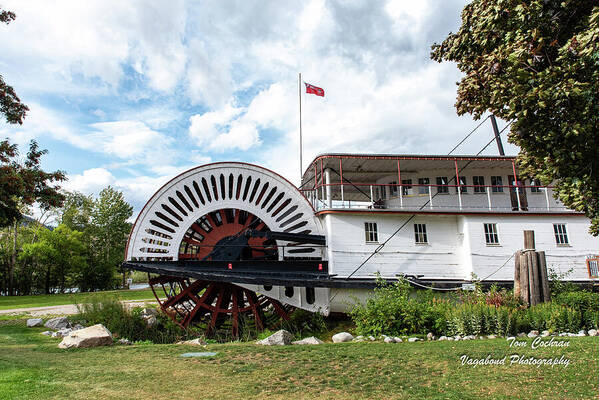 Ss Sicamous Paddle Wheel Poster featuring the photograph SS Sicamous Paddle Wheel by Tom Cochran