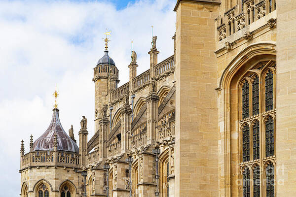 St Georges Chapel Poster featuring the photograph St George's Chapel, Windsor Castle by Wayne Moran