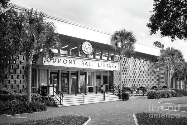 Stetson University Poster featuring the photograph Stetson University duPont-Ball Library by University Icons