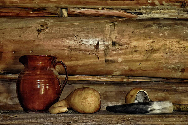 Still Life Poster featuring the photograph Still Life by Karen Harrison Brown