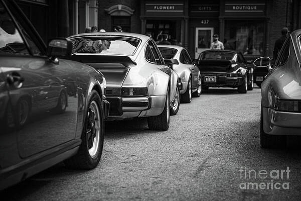 Automotive Poster featuring the photograph Street of 911's 2 by Anthony Michael Bonafede