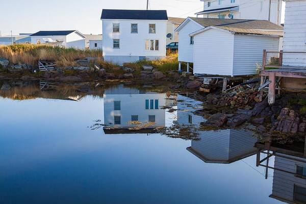 Quiet Poster featuring the photograph Sunday morning on Fogo Island by Tatiana Travelways