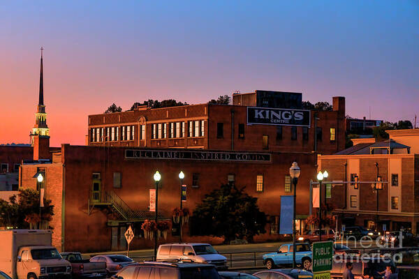 Sunset Poster featuring the photograph Sunset at Johnson City by Shelia Hunt