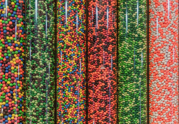 M And M Store Poster featuring the photograph Sweet Color, The M and M Store by Marcy Wielfaert