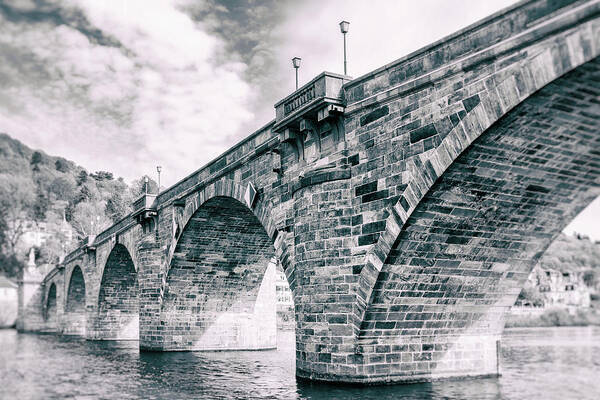 Heidelberg Poster featuring the photograph The Old Bridge Of Heidelberg by Iryna Goodall