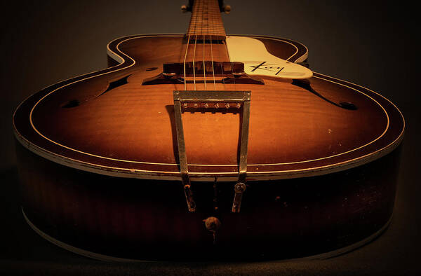 Guitar Poster featuring the photograph The Old Guitar by Deborah Ritch