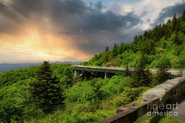 Viaduct Poster featuring the photograph The Viaduct on the Blue Ridge Parkway by Shelia Hunt
