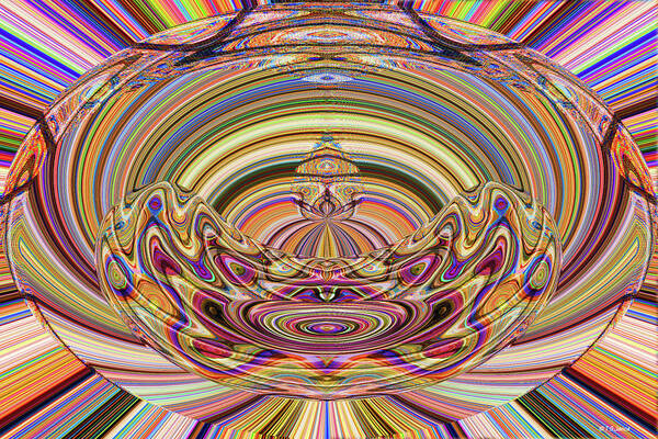 Tom Stanley Janca Abstract 5349pa2 Poster featuring the digital art Tom Stanley Janca Abstract 5349pa2 by Tom Janca