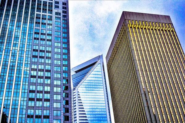 Skyscrapers Poster featuring the photograph Towers by Addison Likins