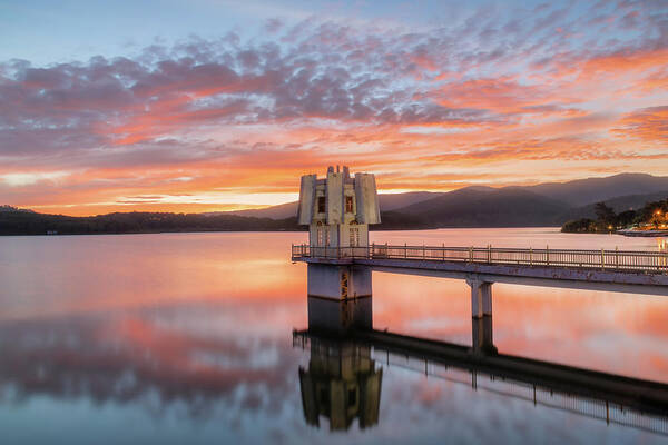 Awesome Poster featuring the photograph Twilight On The Lake by Khanh Bui Phu