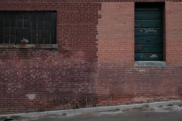 Urban Poster featuring the photograph Two Sides by Kreddible Trout