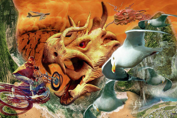 Dragons Poster featuring the photograph Untitled00dg by Paul Vitko