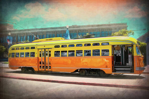 San Francisco Poster featuring the photograph Vintage San Francisco Streetcar by Carol Japp