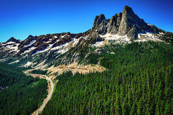 © 2021 Lou Novick All Rights Reversed Poster featuring the photograph Washintgon Pass by Lou Novick