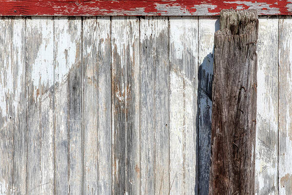 Americana Poster featuring the photograph Weathered Wood Barn Door by David Letts