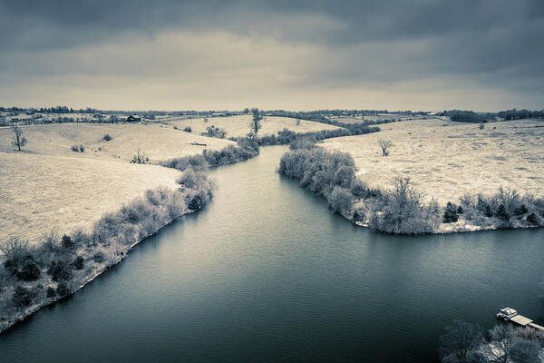 America Poster featuring the photograph Winter countryside by Alexey Stiop