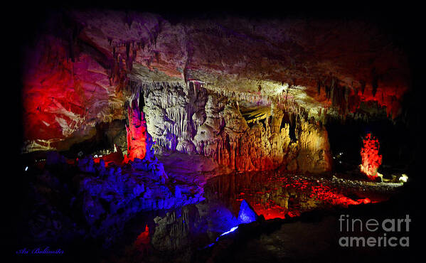 Kutaisi Poster featuring the photograph Prometheus Stalactite cave 07 by Arik Baltinester