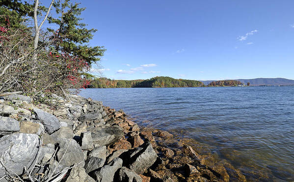 smith Mountain Lake State Park Poster featuring the photograph Smith Mountain Lake State Park Virginia #1 by Brendan Reals