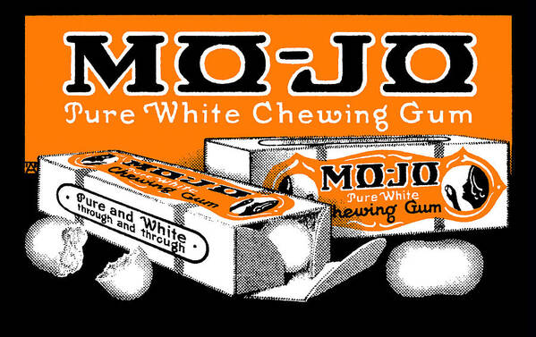 Historic Image Poster featuring the painting 1915 Mo Jo Chewing Gum by Historic Image