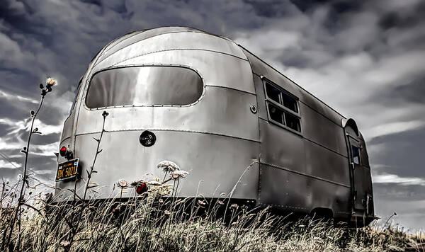 Classic Airstream Caravan Poster featuring the photograph Classic Airstream caravan #2 by Ian Hufton