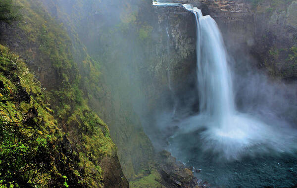 Waterfall Poster featuring the photograph Snoqualmie Falls #4 by Kristin Elmquist
