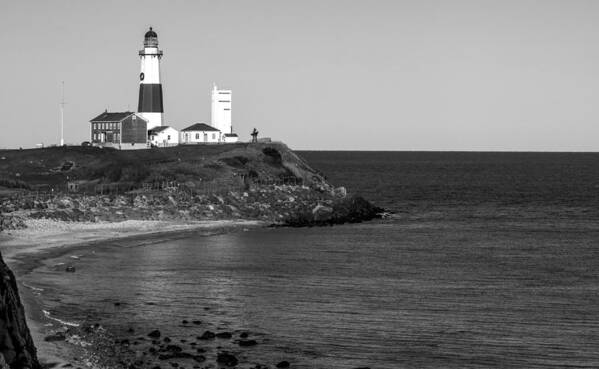 Poster featuring the photograph Montauk Lighthouse #4 by Cathy Kovarik