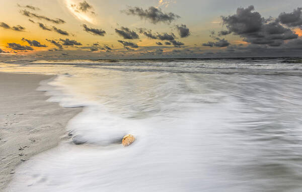 Atlantic Ocean Poster featuring the photograph Sunrise on Hilton Head Island #5 by Peter Lakomy