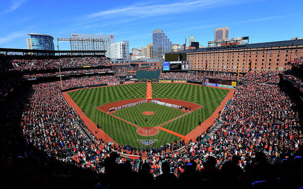 People Poster featuring the photograph Boston Red Sox V Baltimore Orioles #8 by Rob Carr