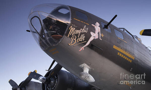 B-17 Flying Fortress Memphis Belle Dinny Janie Poster featuring the photograph B-17 Flying Fortress Memphis Belle Dinny Janie by Dustin K Ryan