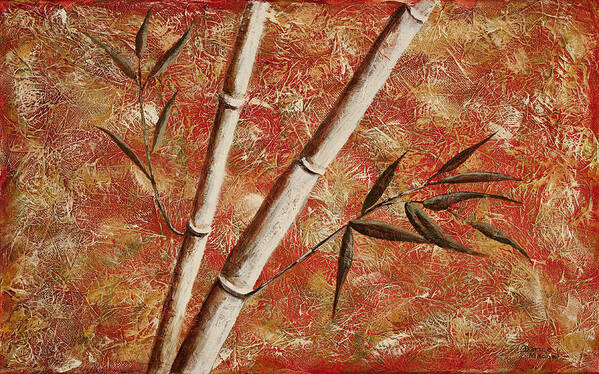 Bamboo Poster featuring the painting Bamboo 2 by Darice Machel McGuire
