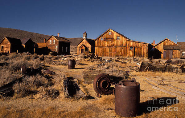 State Historic Park Poster featuring the photograph Bodie, California, A Ghost Town by Ron Sanford