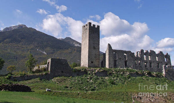 Spormaggiore Poster featuring the photograph Castle Belfort - Spormaggiore - Italy by Phil Banks