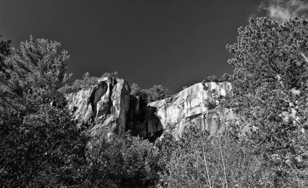 Landscape Poster featuring the photograph Cathedral Ledge by Nancy De Flon