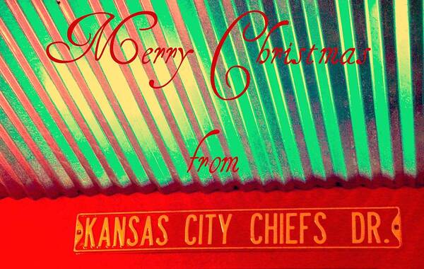 Christmas Poster featuring the photograph Chiefs Christmas by Chris Berry